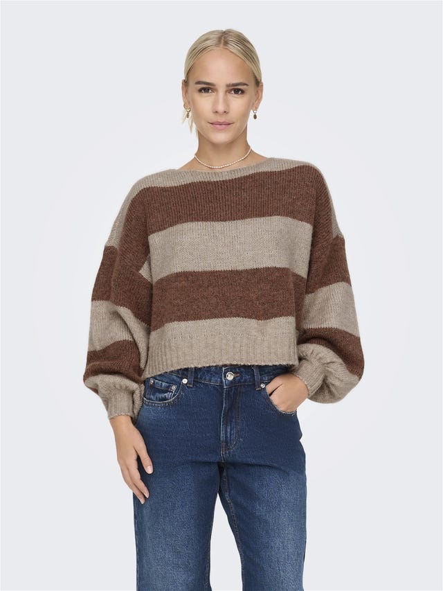 ONLY striped knitted pullover - 15259682