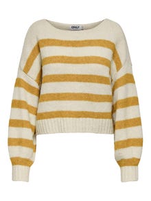 ONLY ONLAYA Strikkegenser -Birch - 15259682