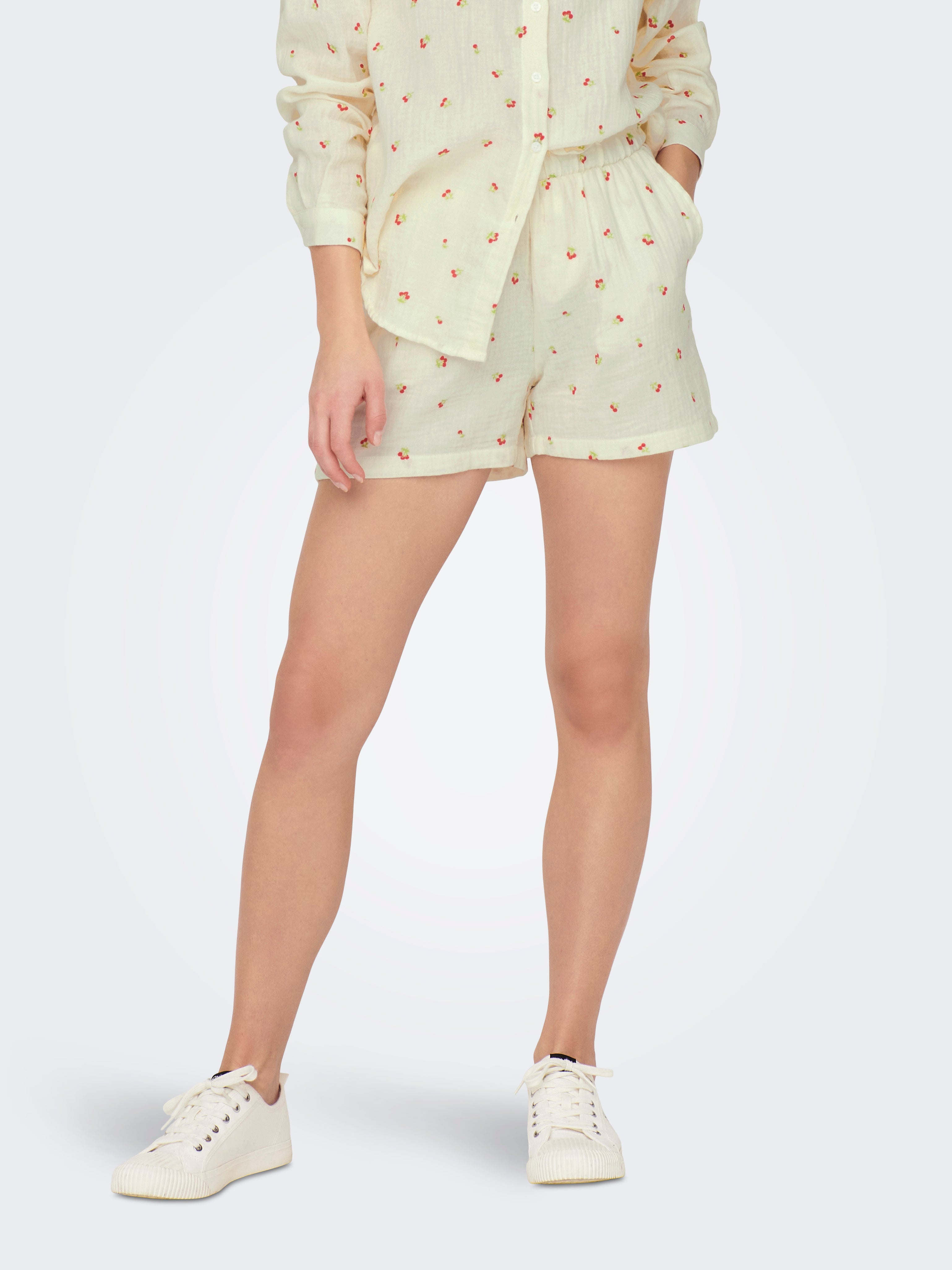 Jdytheis Mittlere Taille Normal Geschnitten Paperbag Shorts