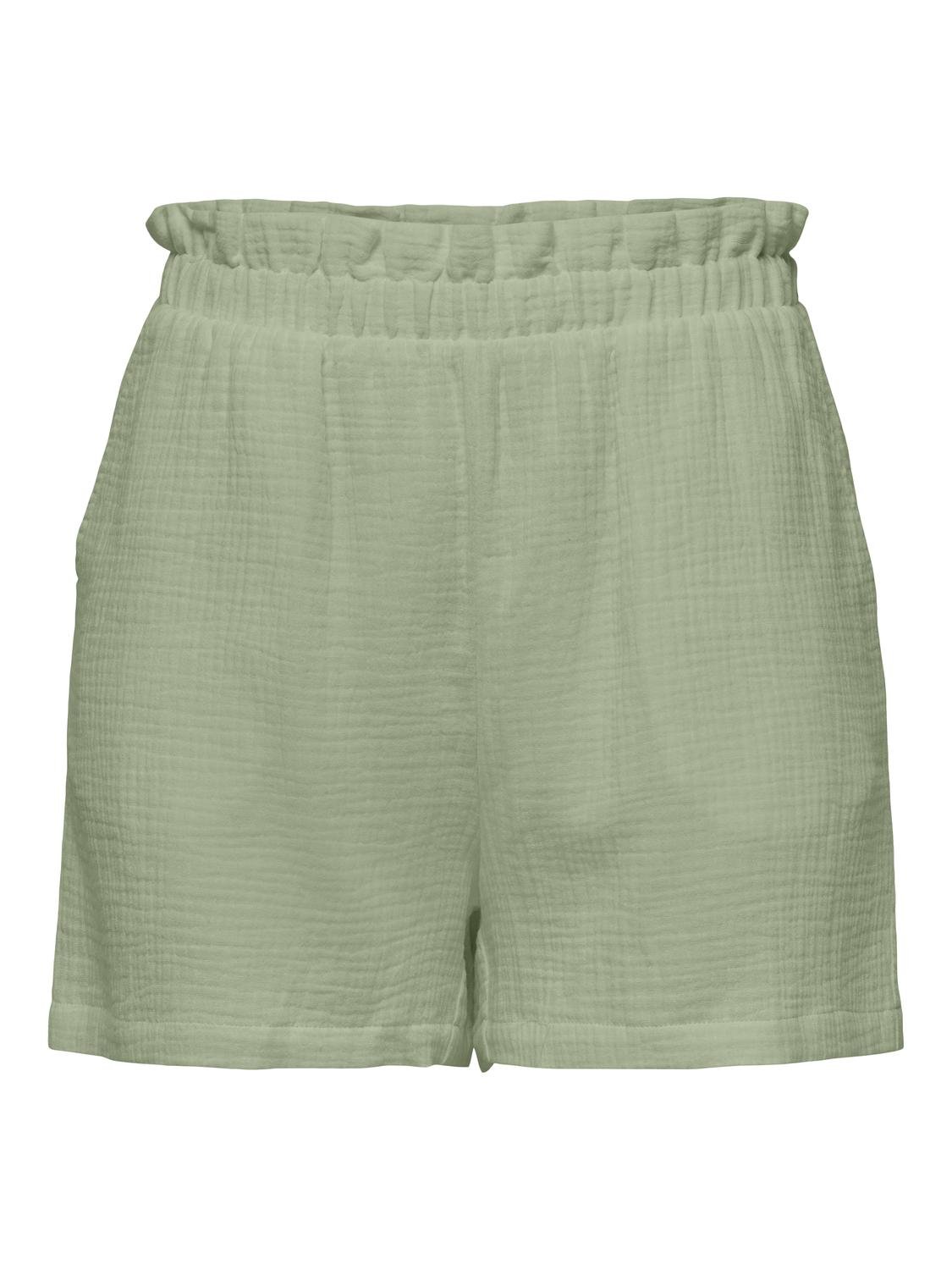 ONLY Shorts with high waist -Desert Sage - 15259755