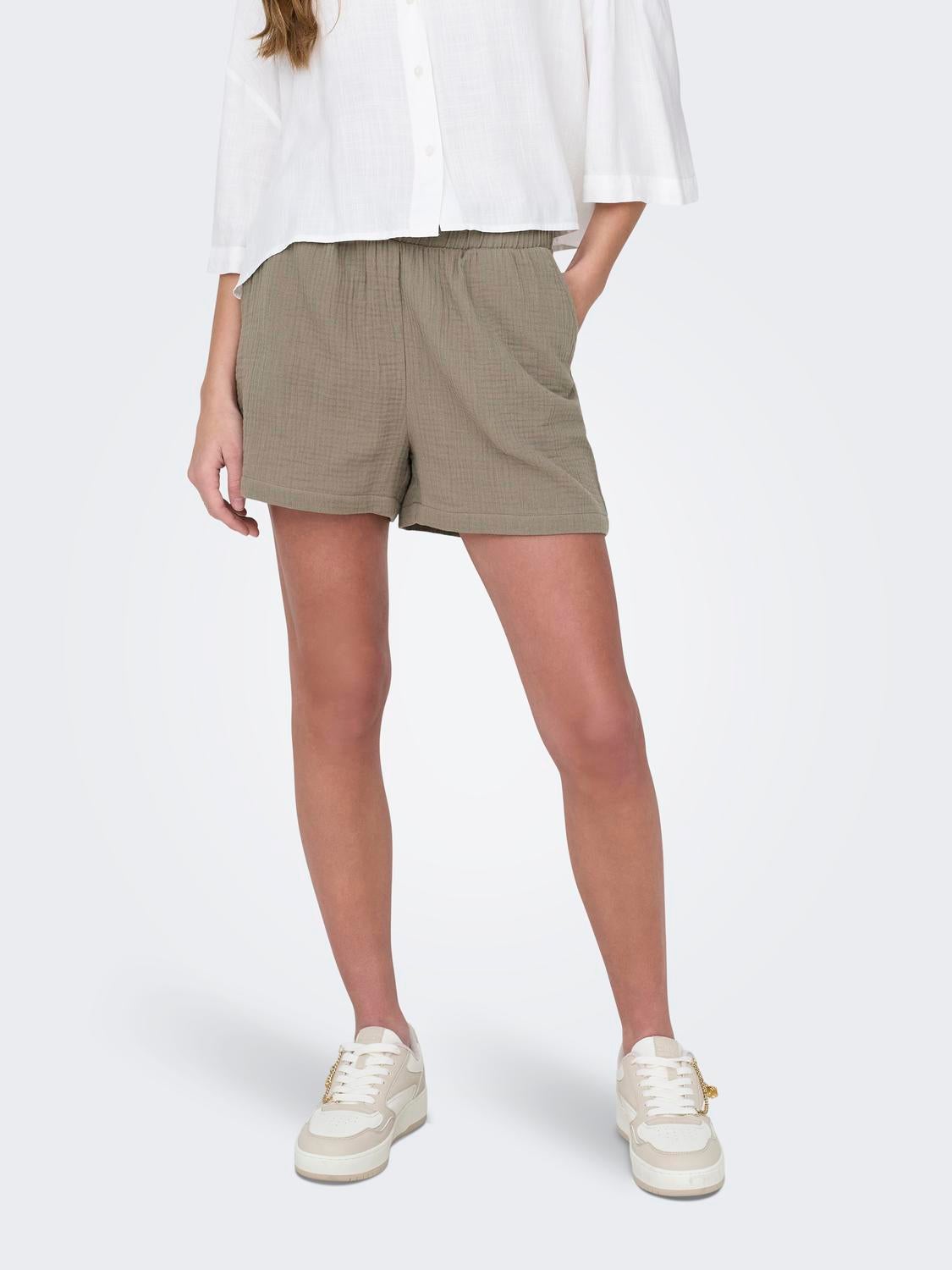 Jdytheis Mittlere Taille Normal Geschnitten Paperbag Shorts