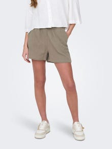 ONLY Regular Fit Mid waist Shorts -Brindle - 15259755