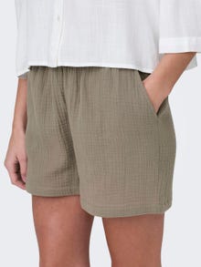 ONLY Shorts with high waist -Brindle - 15259755