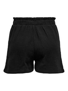 ONLY Regular Fit Mid waist Shorts -Black - 15259755