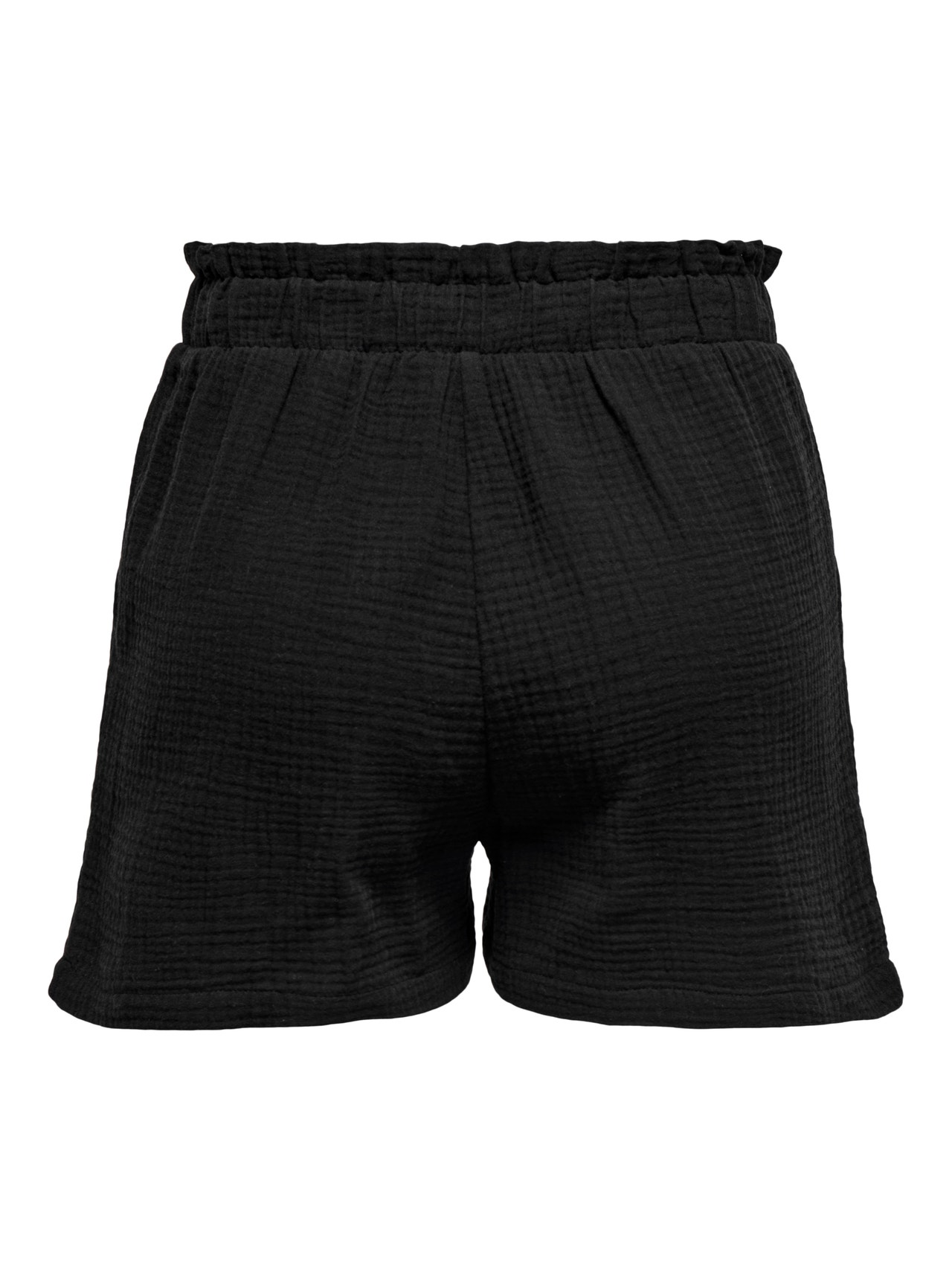 ONLY Shorts med mellemhøj talje -Black - 15259755