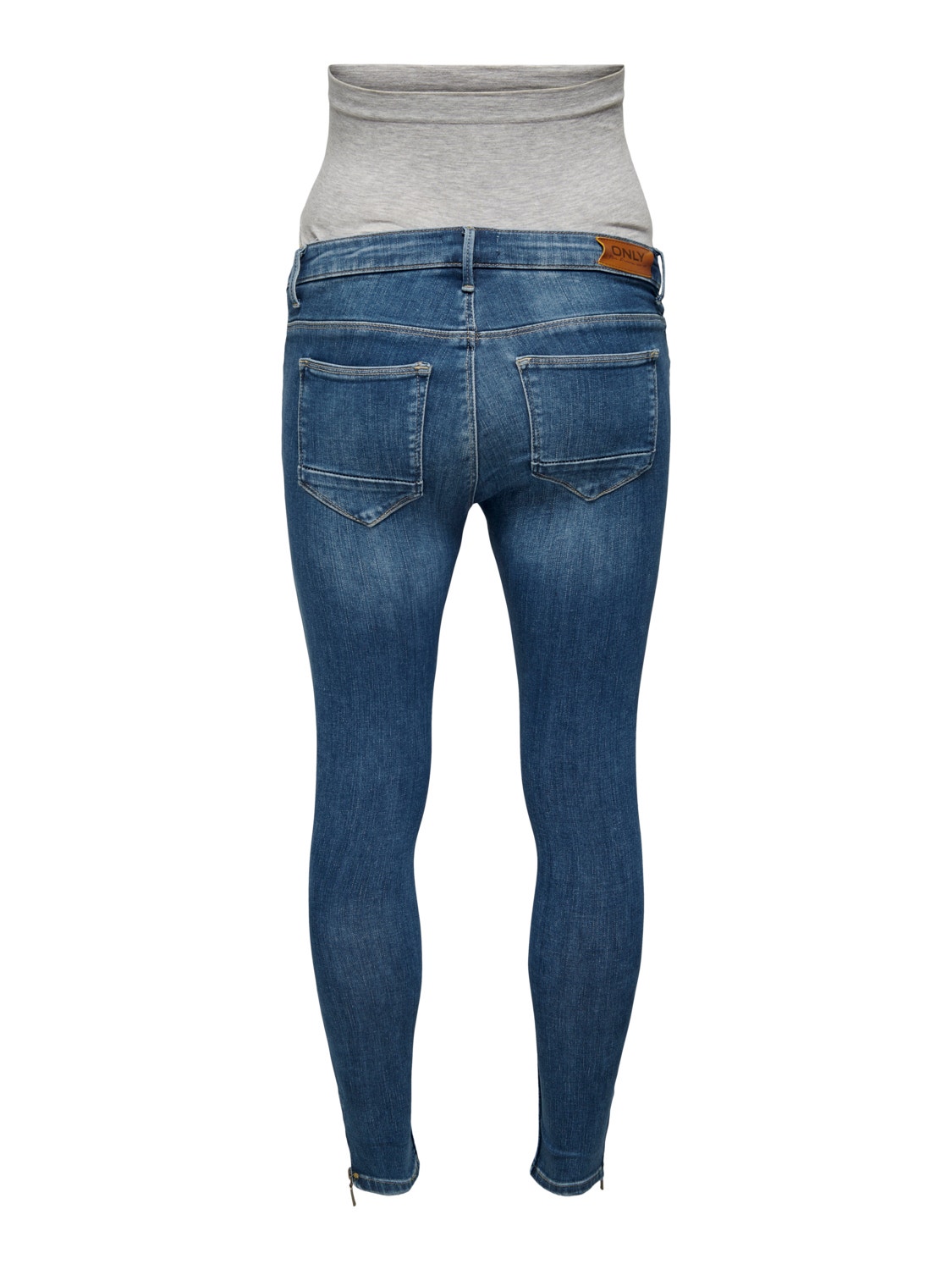 ONLY OLMKendell ankle destroyed Skinny fit jeans -Medium Blue Denim - 15259827
