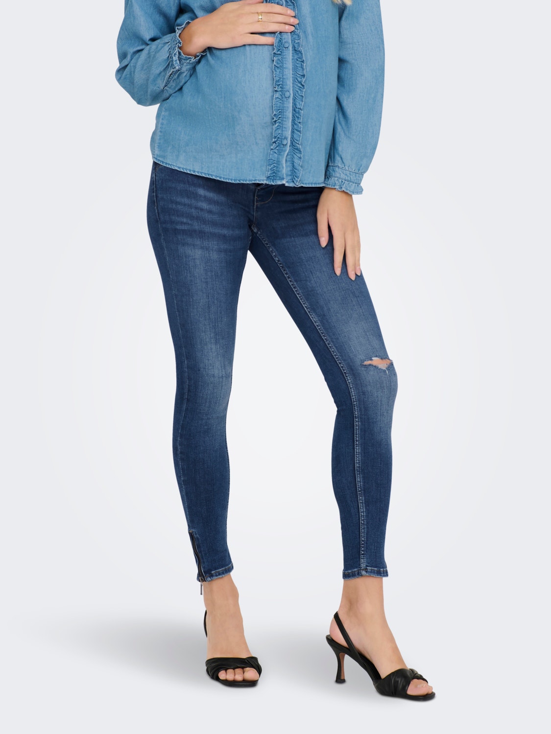 ONLY Jeans Skinny Fit -Medium Blue Denim - 15259827