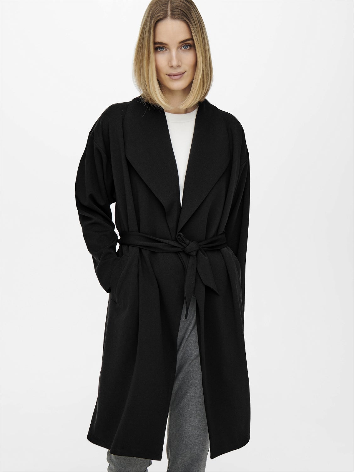 Long wrap jacket sale