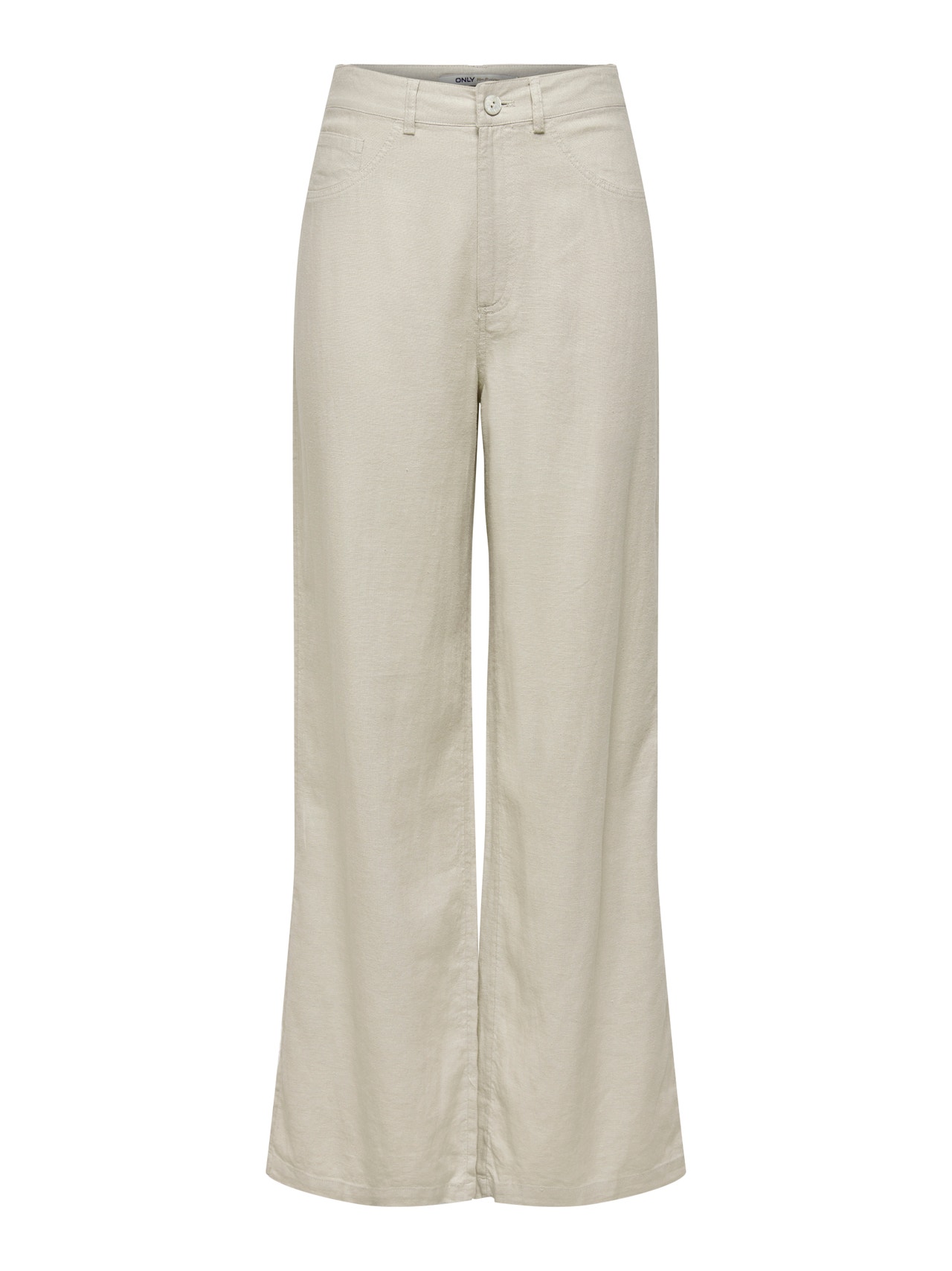 ONLY Wide Leg Fit Extra high waist Trousers -Silver Lining - 15259942