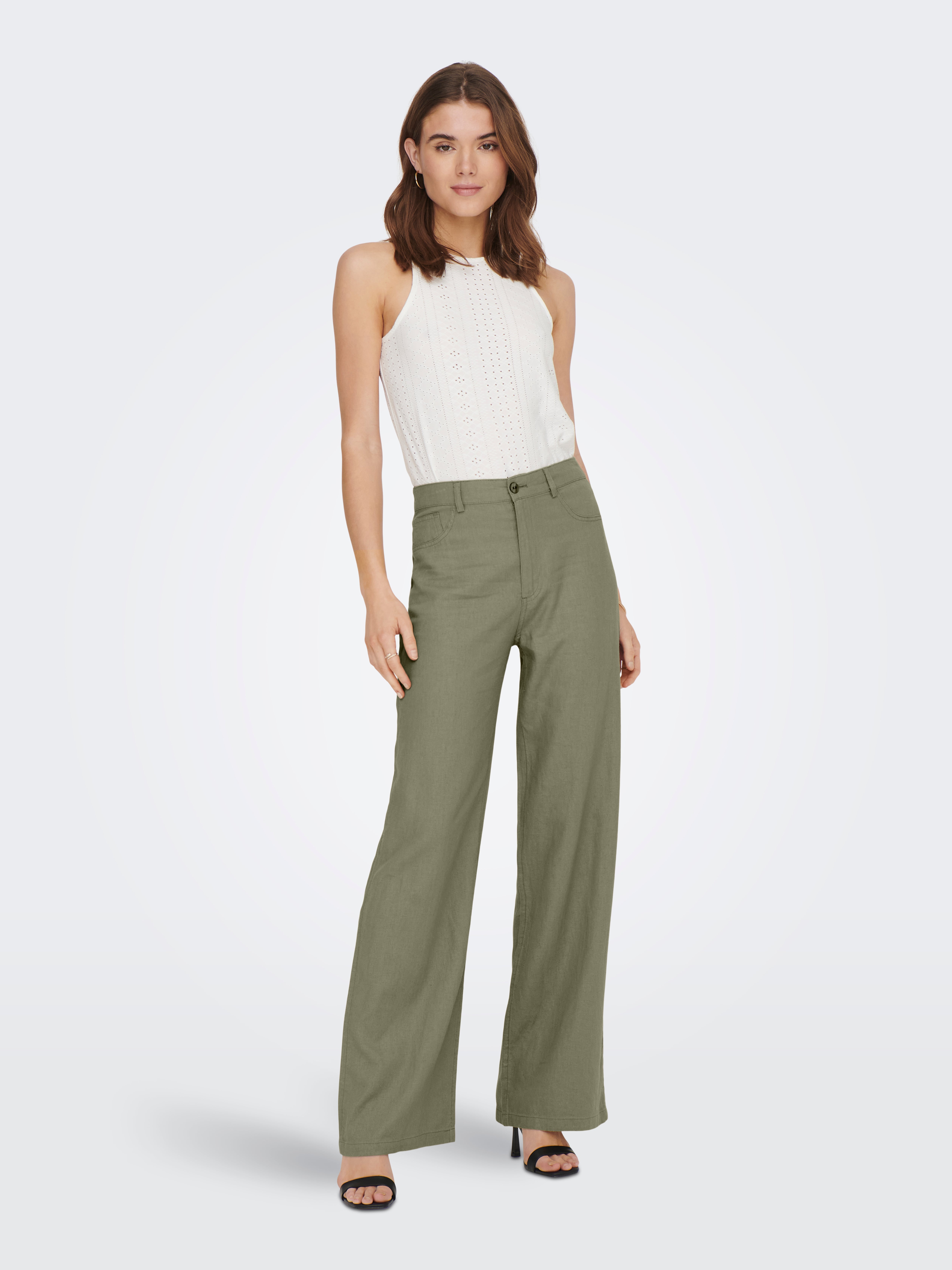 Looma Sequin Pants - High Waisted Super Wide Leg Pants in Silver | Showpo  USA