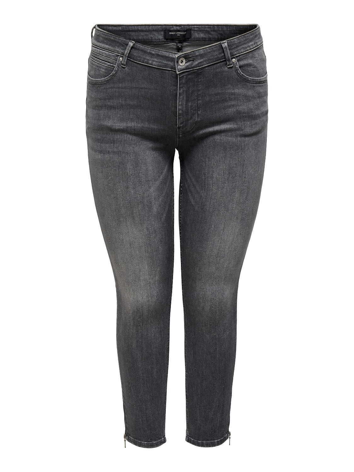 ONLY Jeans Skinny Fit Taille moyenne Curve -Medium Grey Denim - 15259954