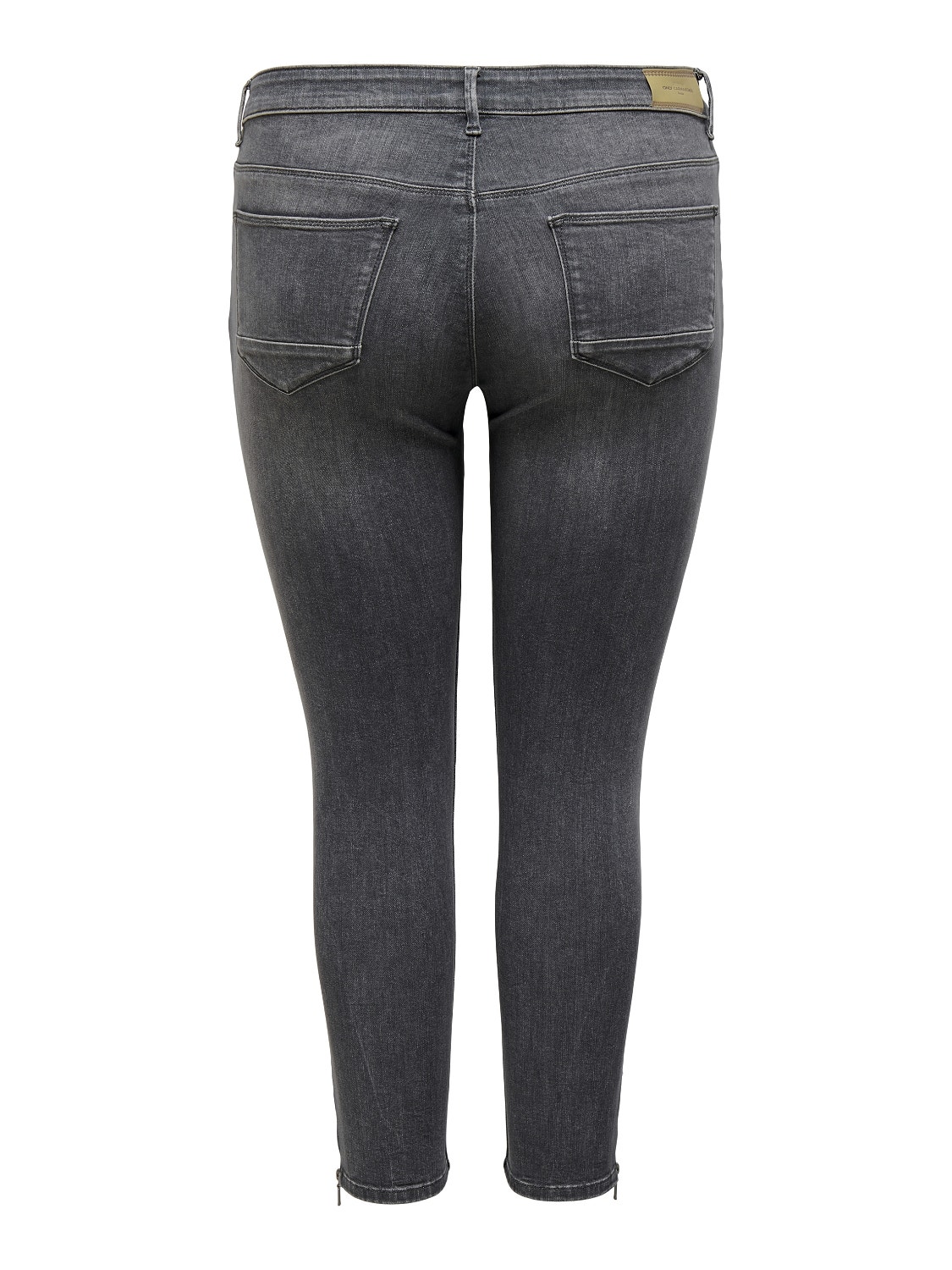 ONLY Skinny Fit Mid waist Curve Jeans -Medium Grey Denim - 15259954