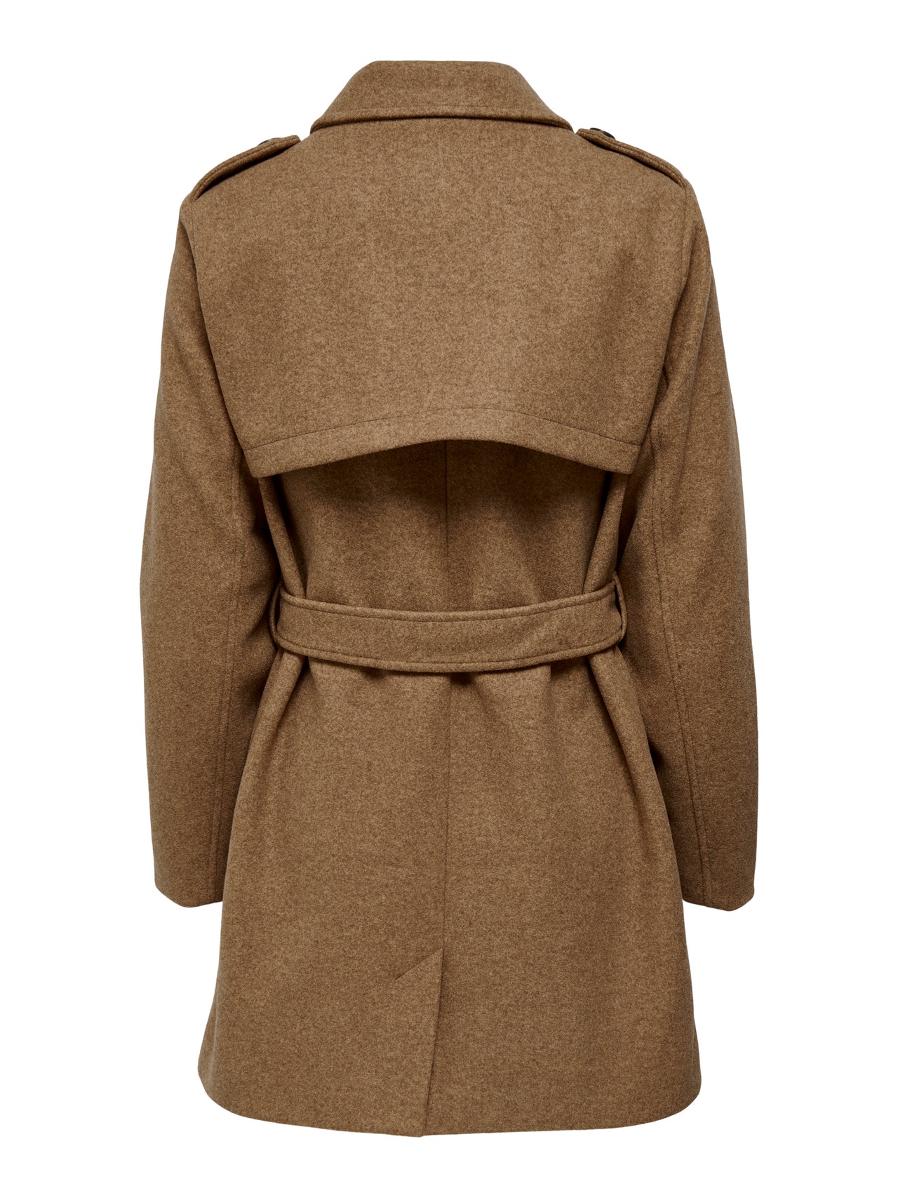 ONLY Belted Trenchcoat -Toasted Coconut - 15259964
