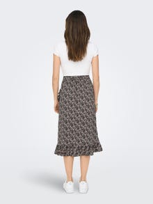 ONLY Midi wrap Skirt -Black - 15260015