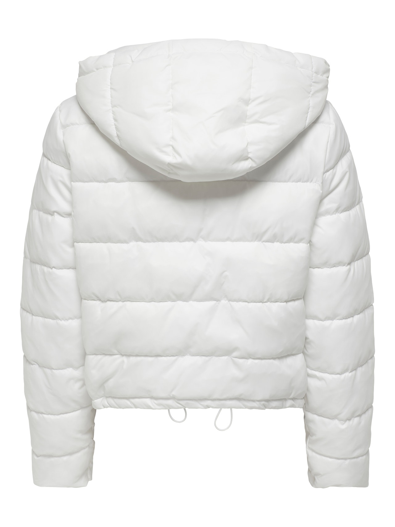 ONLY Hodded puffer jacket -Bright White - 15260042