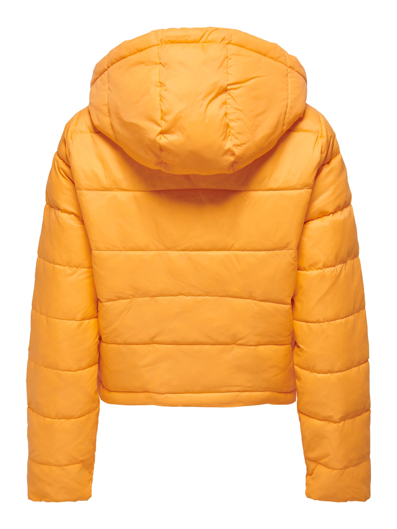 ONLY Hood Quilted Jacket -Blazing Orange - 15260042