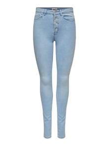 ONLY ONLROYAL High Waist SKINNY VISIBLE Jeans TALL -Light Blue Denim - 15260180