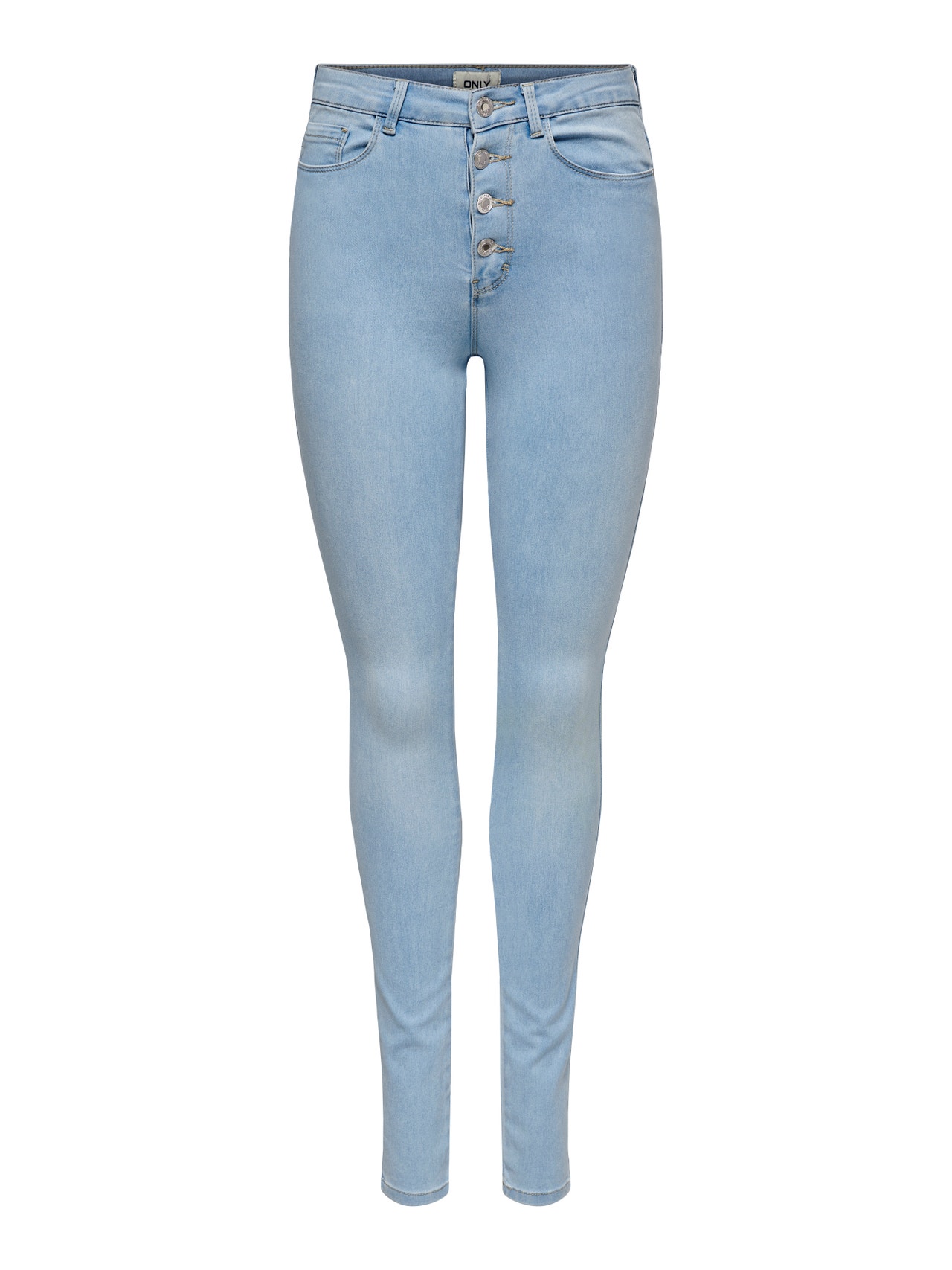 ONLY Skinny Fit High waist Jeans -Light Blue Denim - 15260180