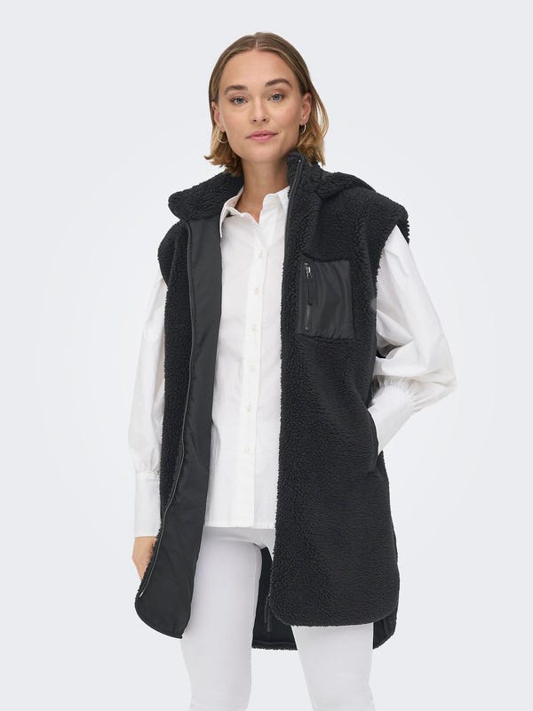 Yutdeng Lange teddy fleece gilet voor vrouwen Nederlandse dames Yutdeng Lange teddy fleece gilet voor vrouwen Nederlandse dames