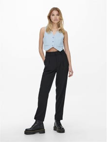 ONLY Cropped Waistcoat -Cashmere Blue - 15260264