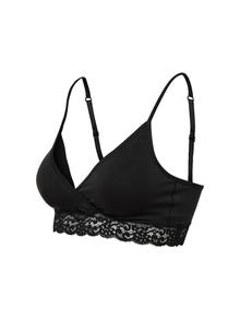 ONLY Mama Wikkel Kant Voeden BH -Black - 15260594