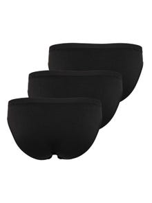 ONLY Mama 3-pack Hipstertrosa -Black - 15260624
