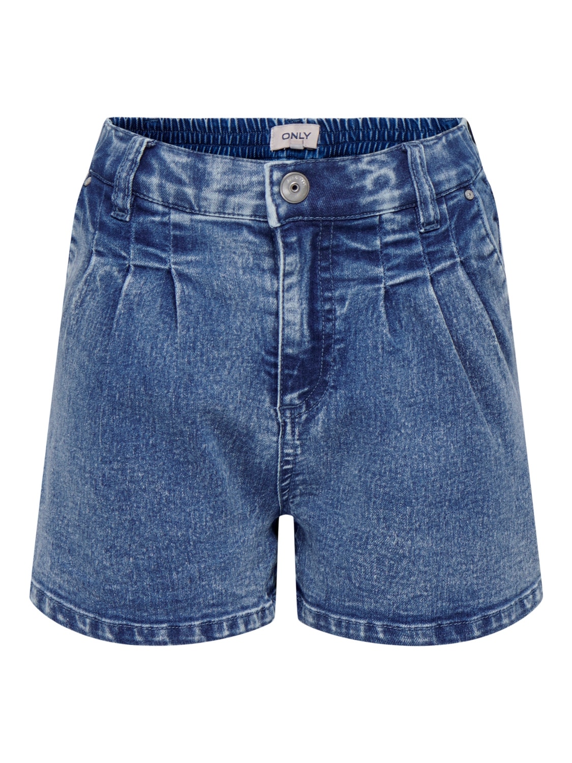 ONLY Skinny Fit Shorts -Medium Blue Denim - 15260697