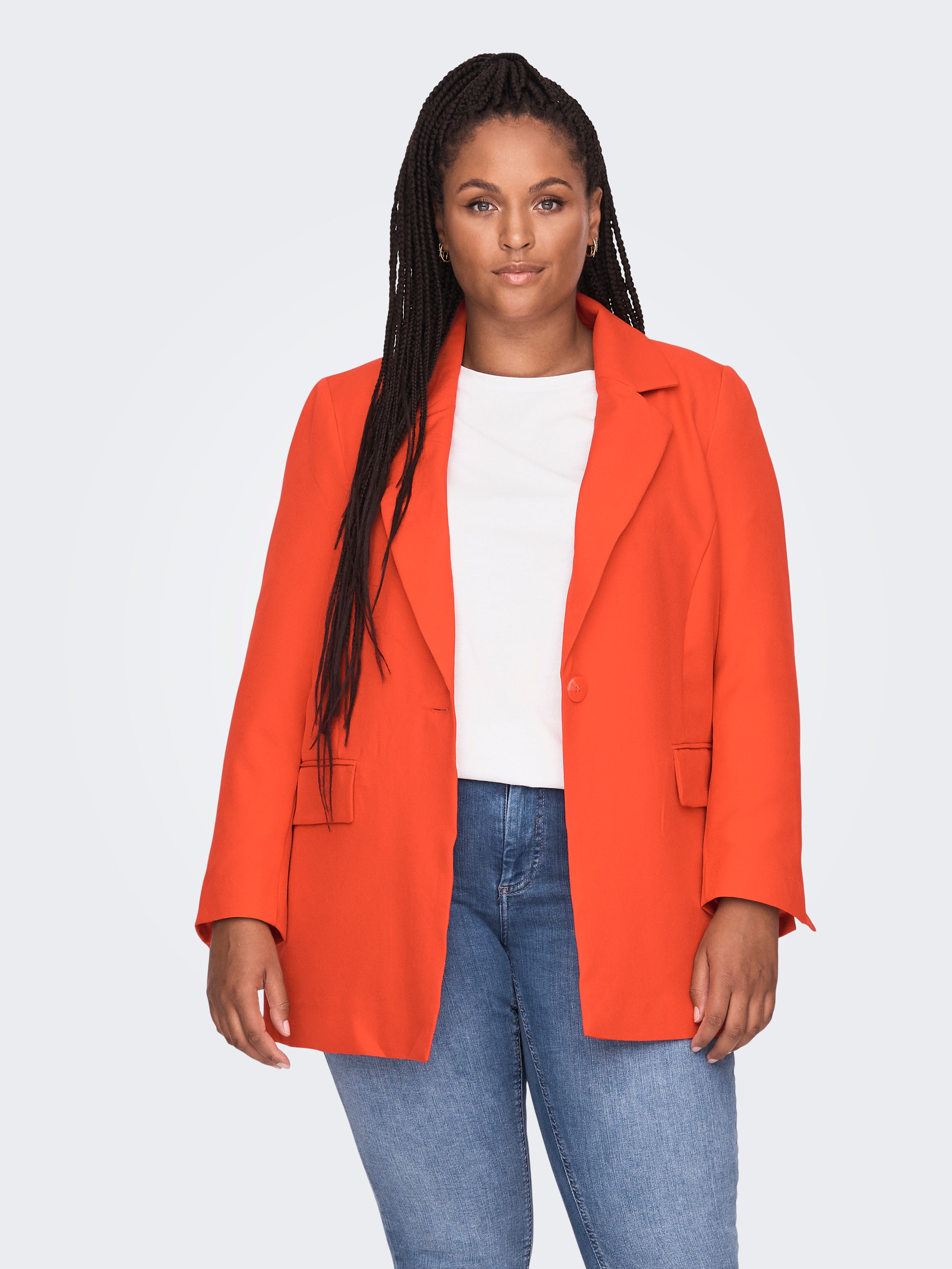 Curvy solid colored Blazer | Medium 