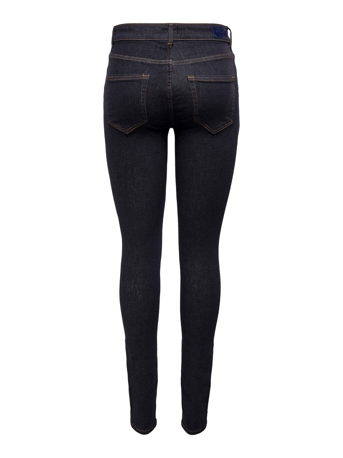 ONLY Skinny Fit Mid waist Jeans -Dark Blue Denim - 15260760