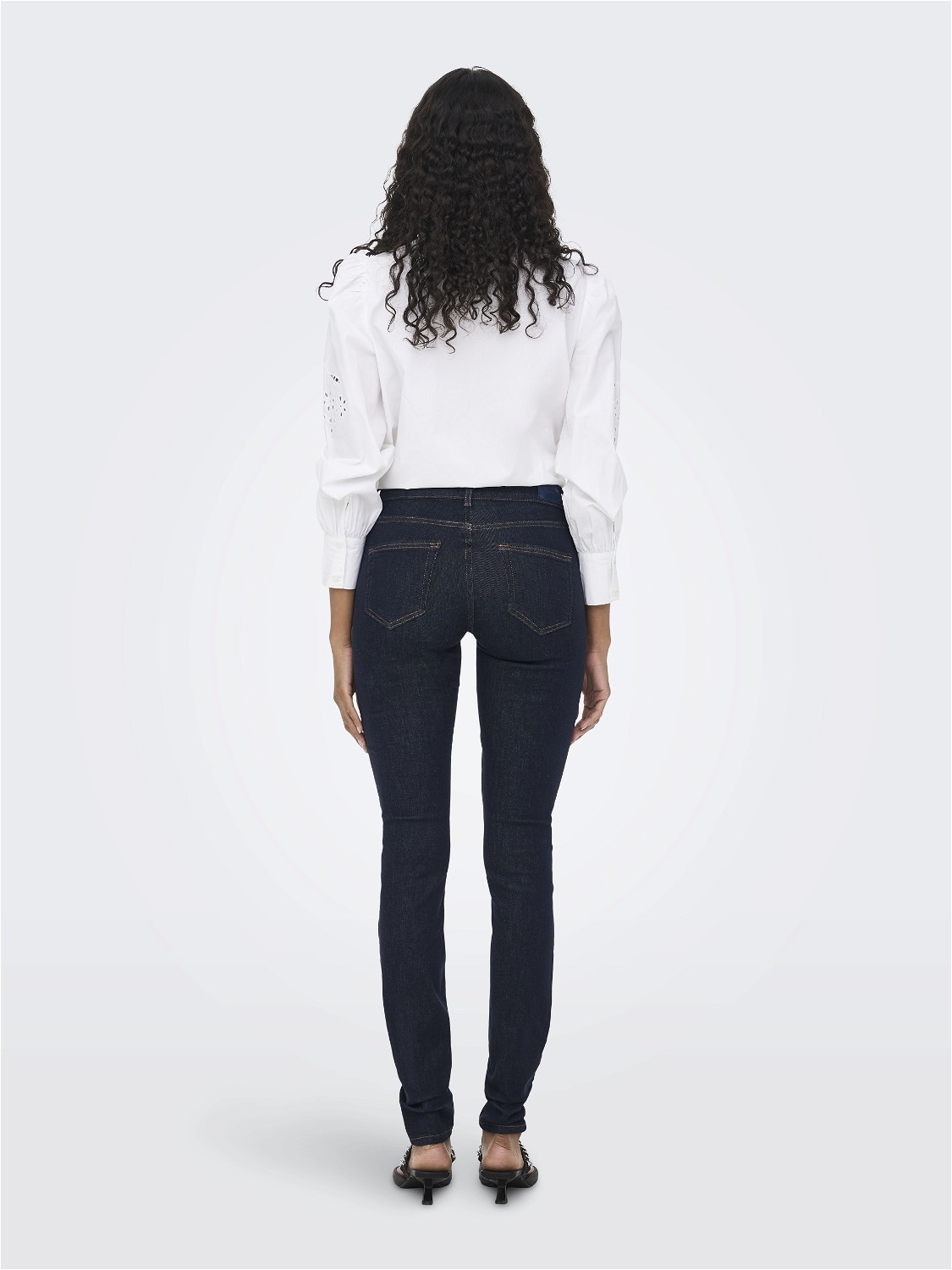 ONLY ONLBLUSH MID STAYBLUE  NOOS Skinny fit jeans -Dark Blue Denim - 15260760