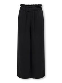 ONLY Pantalones Corte wide leg -Black - 15260828