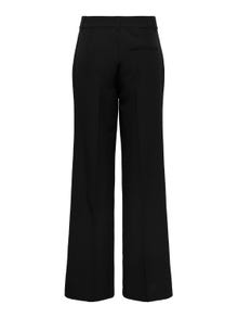 ONLY Large à taille haute Pantalon -Black - 15260951