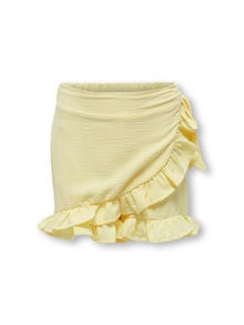 ONLY 2 en 1 falda cruzada + short Shorts -French Vanilla - 15260982