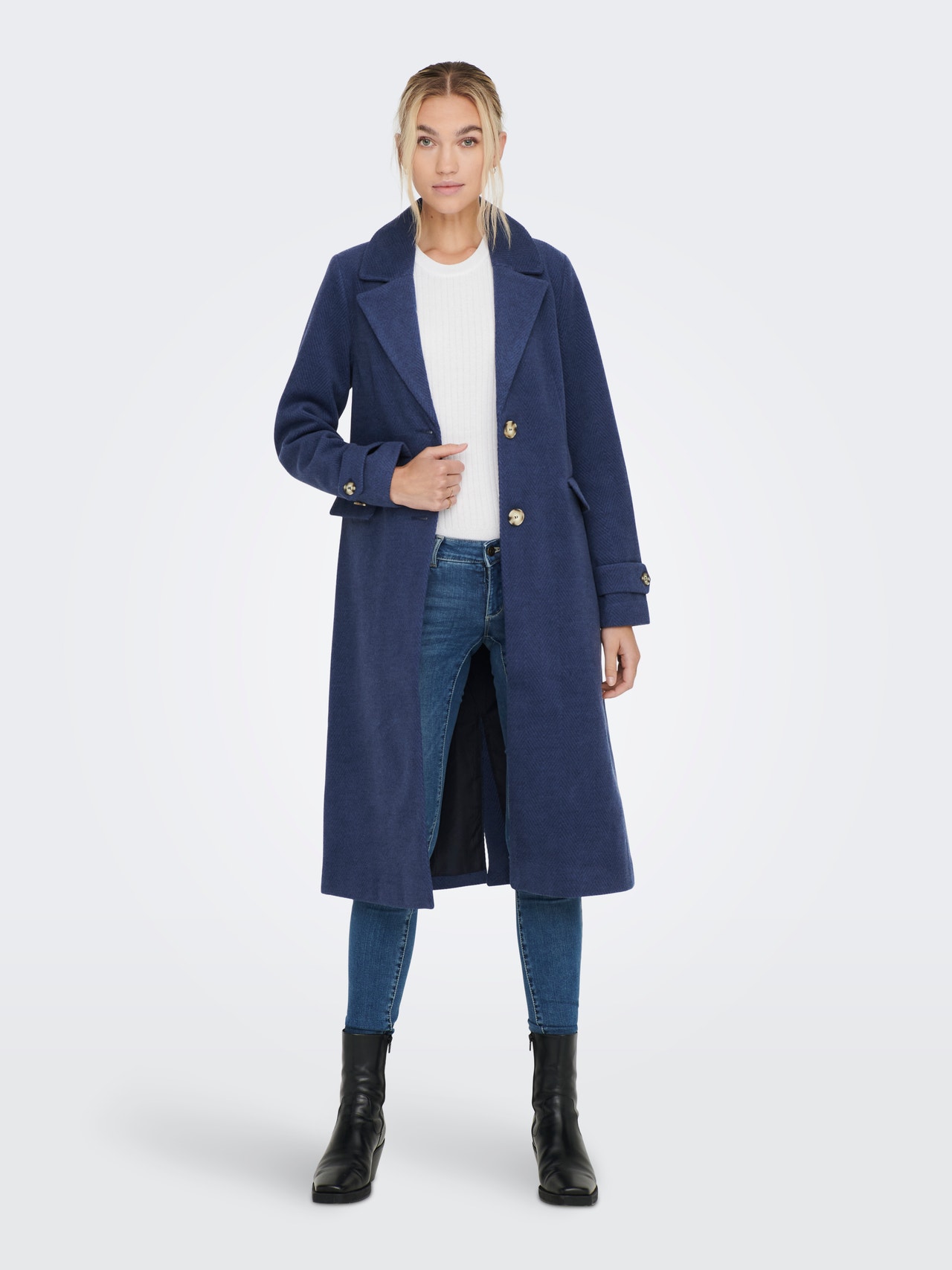 importeren microscopisch Weglaten Lang Lange jas | Donkerblauw | ONLY®