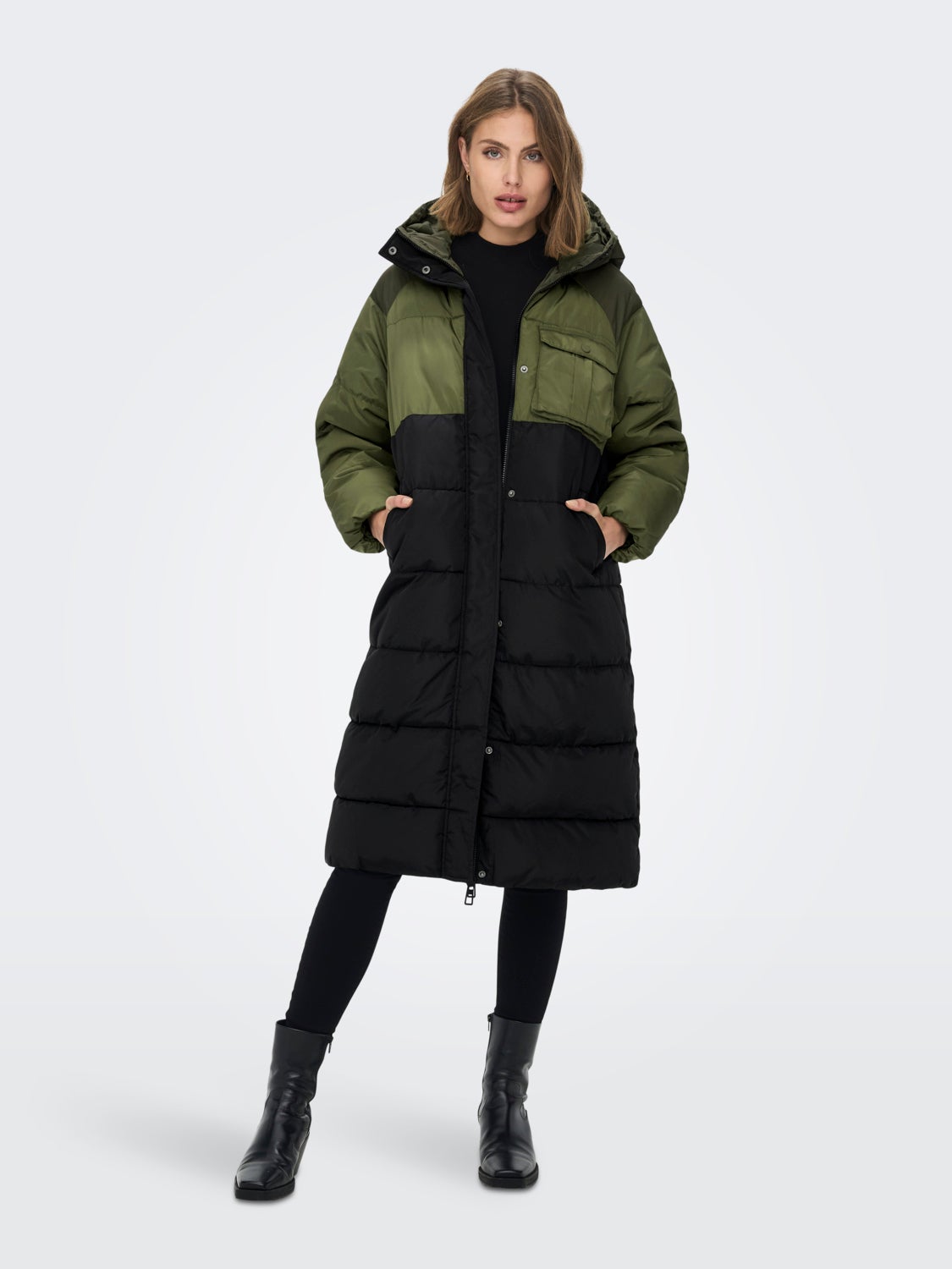 Brown M discount 79% ONLY Duffel coat WOMEN FASHION Coats Casual 
