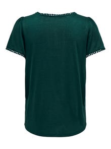 ONLY Detaljprydd T-shirt -Ponderosa Pine - 15261217