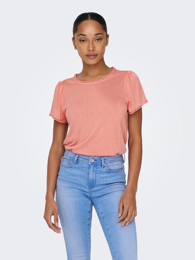 ONLY Tops Regular Fit Col rond - 15261217
