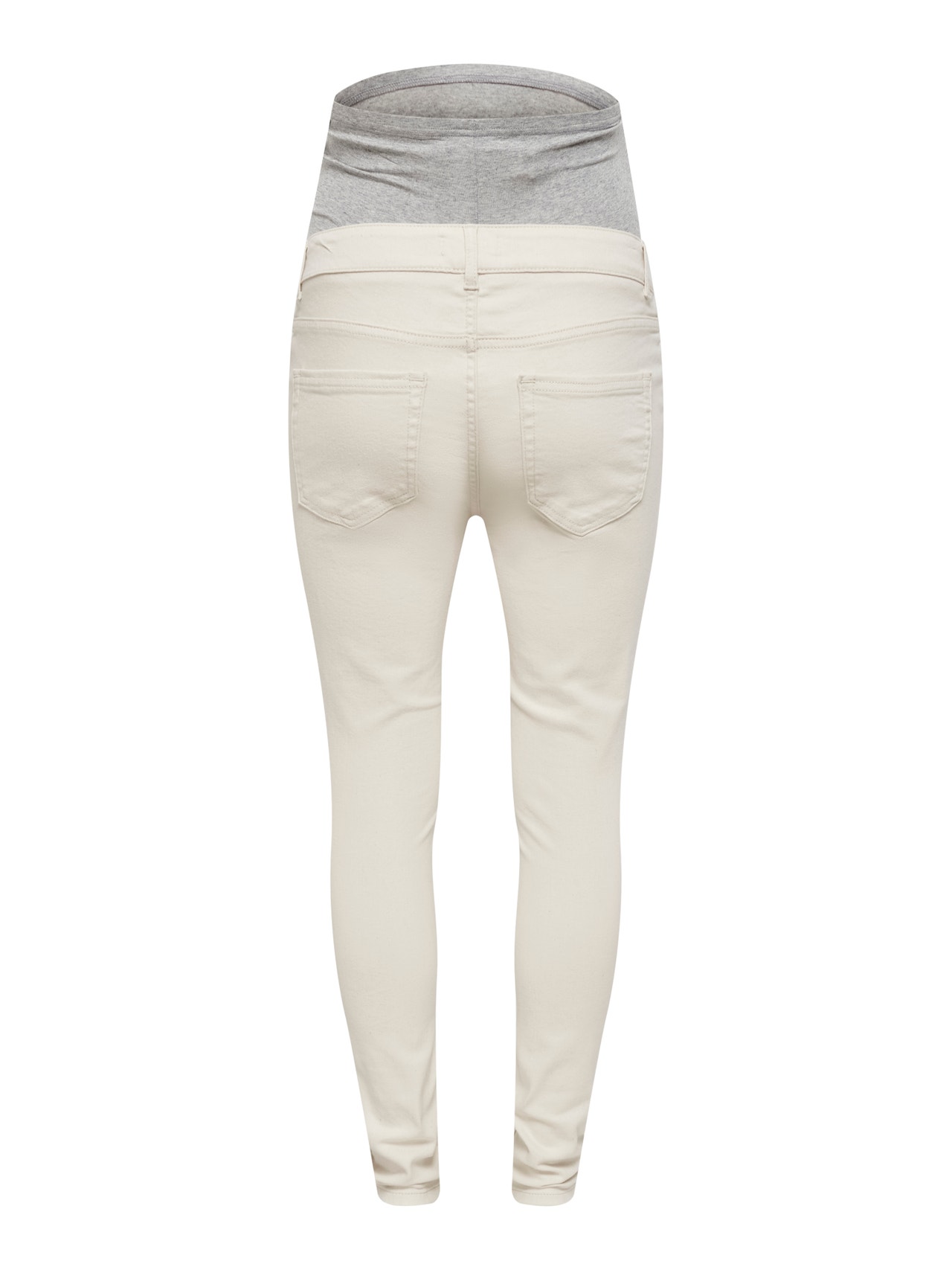 ONLY Skinny Fit Jeans -Ecru - 15261248