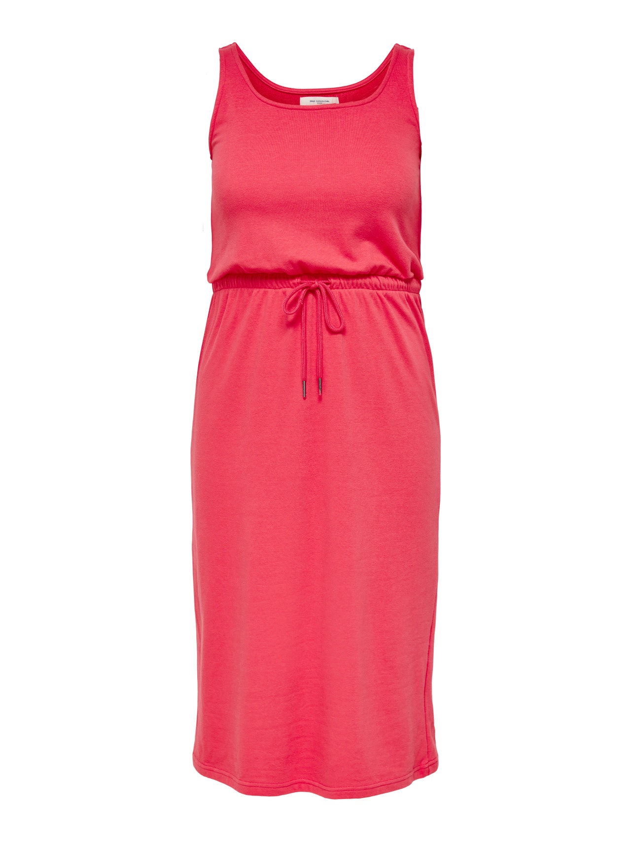 ONLY Curvy squareneck Dress -Geranium - 15261281