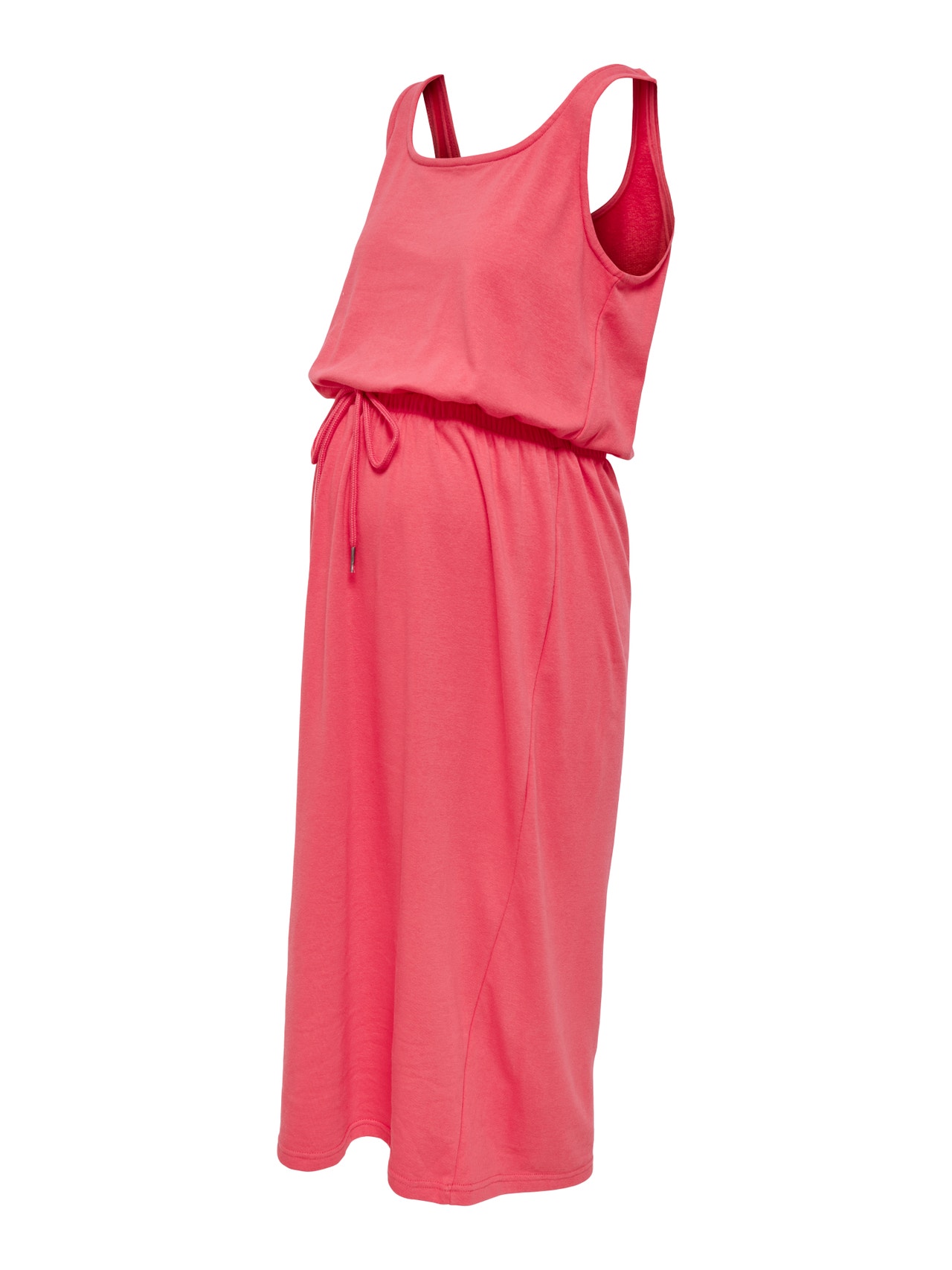 ONLY Curvy squareneck Dress -Geranium - 15261281