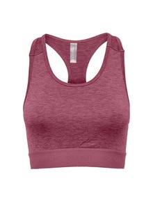 ONLY Racer back Sports Bra -Crushed Berry - 15261325