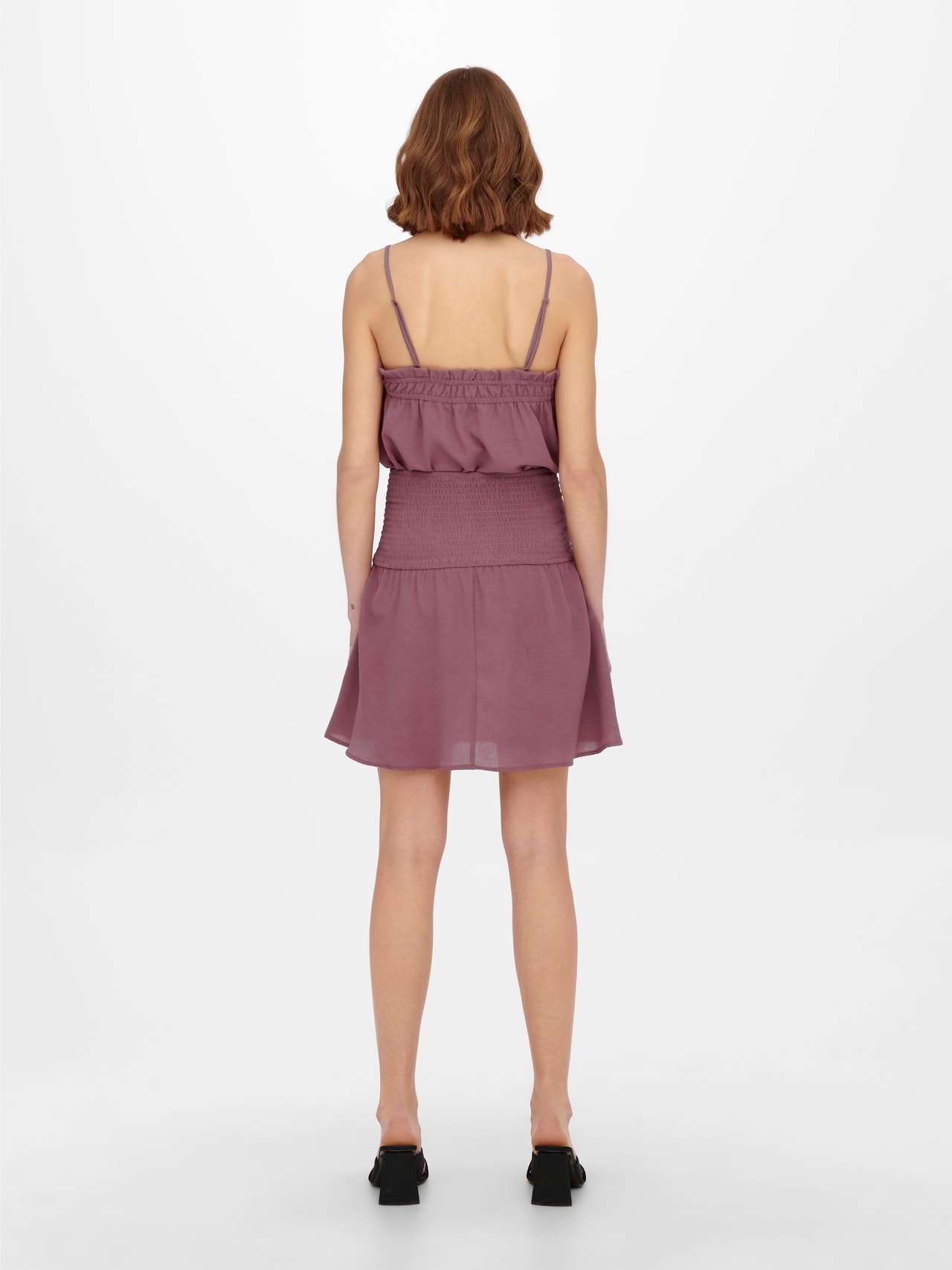 ONLY Kort nederdel -Rose Brown - 15261414