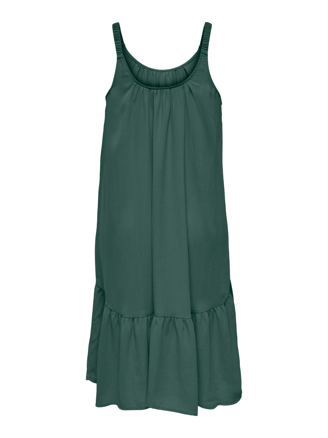 ONLY Normal geschnitten U-Ausschnitt Langes Kleid -Balsam Green - 15261515
