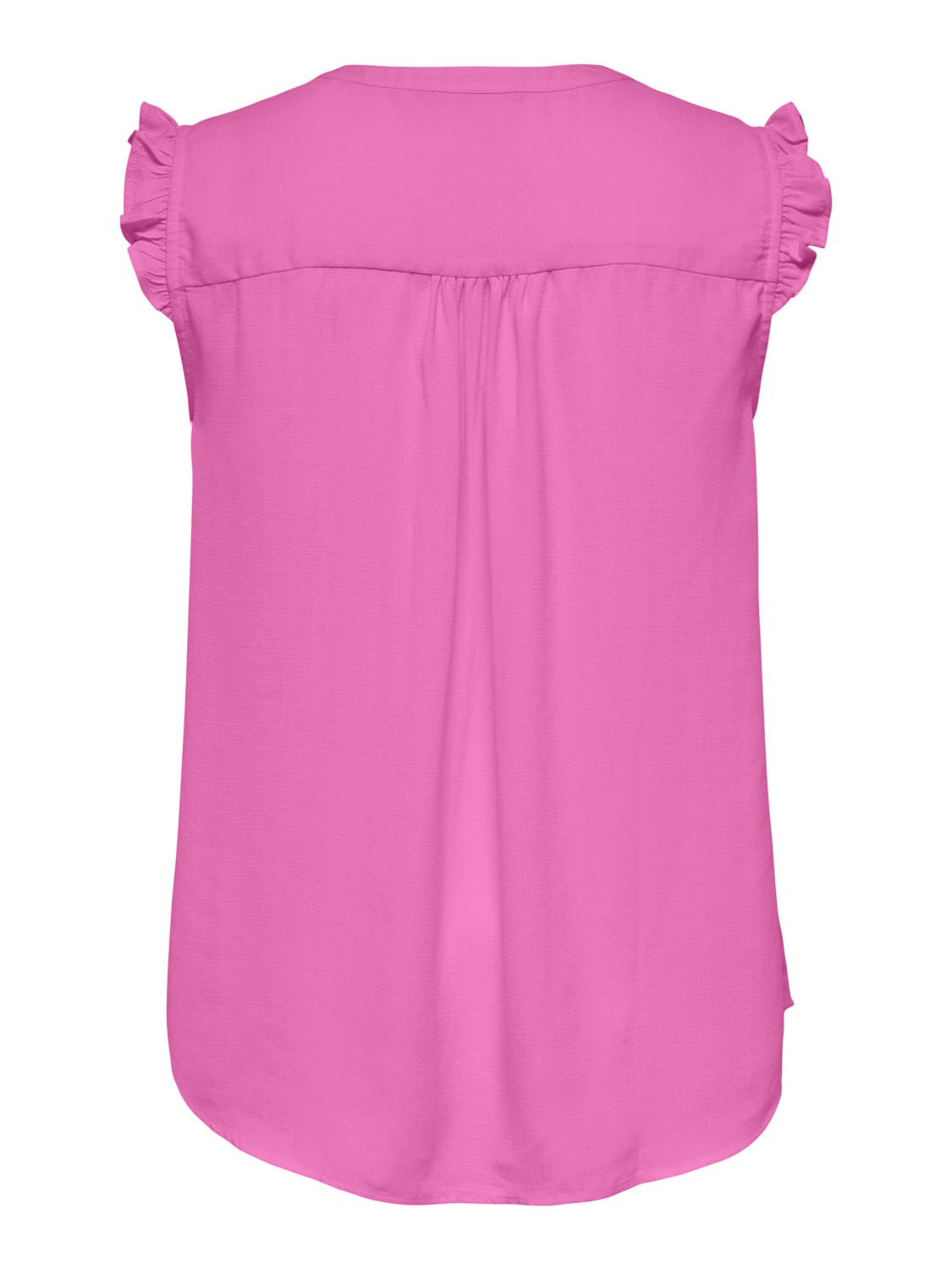 ONLY Curvy frill detail top -Super Pink - 15261520