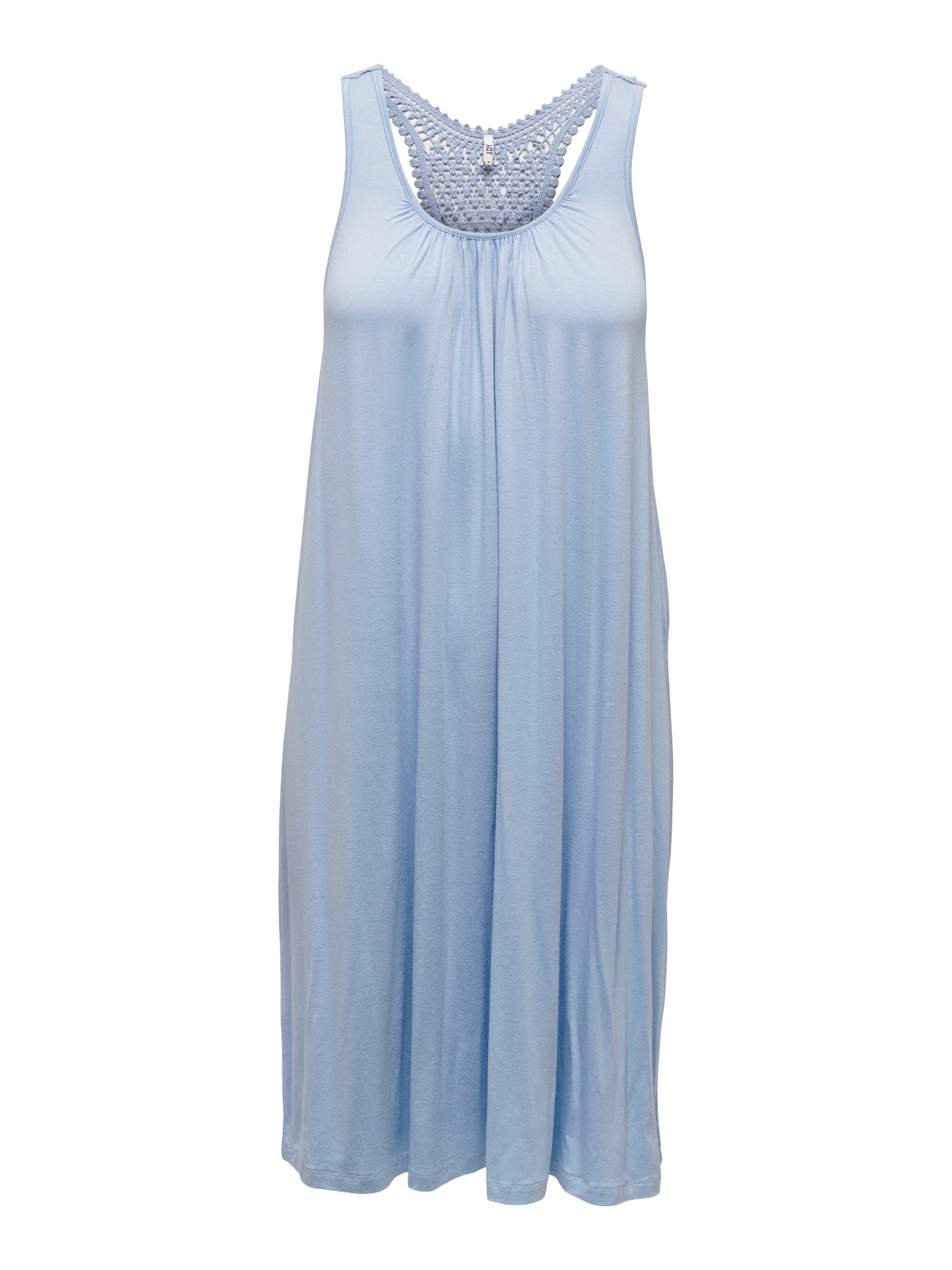 ONLY Mini Dress With Crochet Back -Cashmere Blue - 15261602