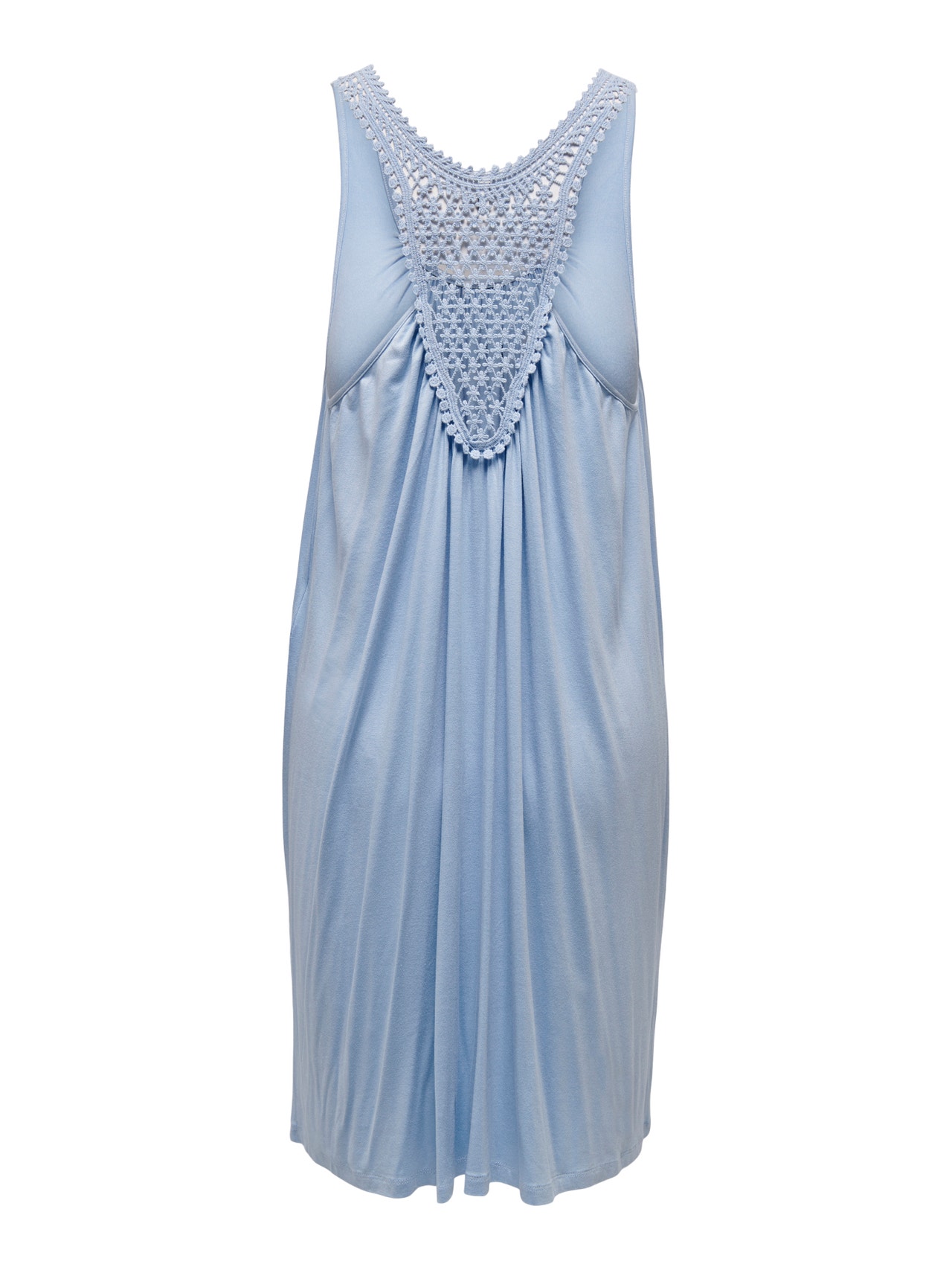 ONLY Häkel Kleid ohne Ärmel -Cashmere Blue - 15261602
