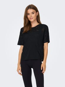 ONLY Loose fit training t-shirt -Black - 15261645