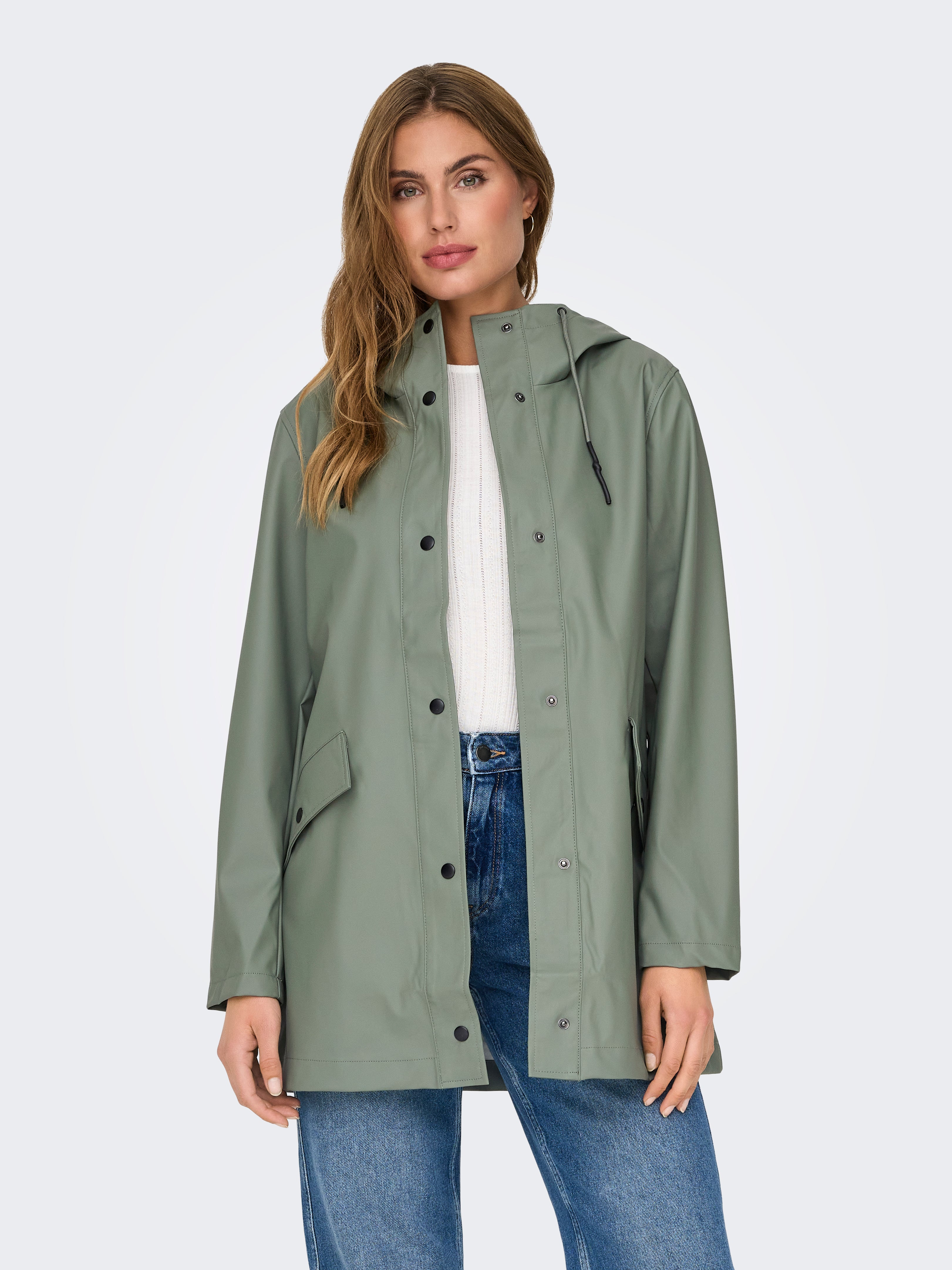 ONLELISA Veste de pluie Medium Green ONLY® - Main Image