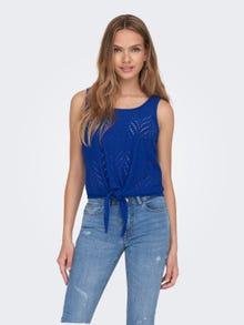 ONLY Knot Sleeveless Top -Surf the Web - 15261741