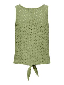 ONLY Knot Sleeveless Top -Sage - 15261741